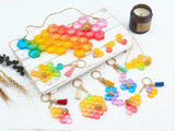 Silicone Honeycomb Key Chain Door Pendant Mold