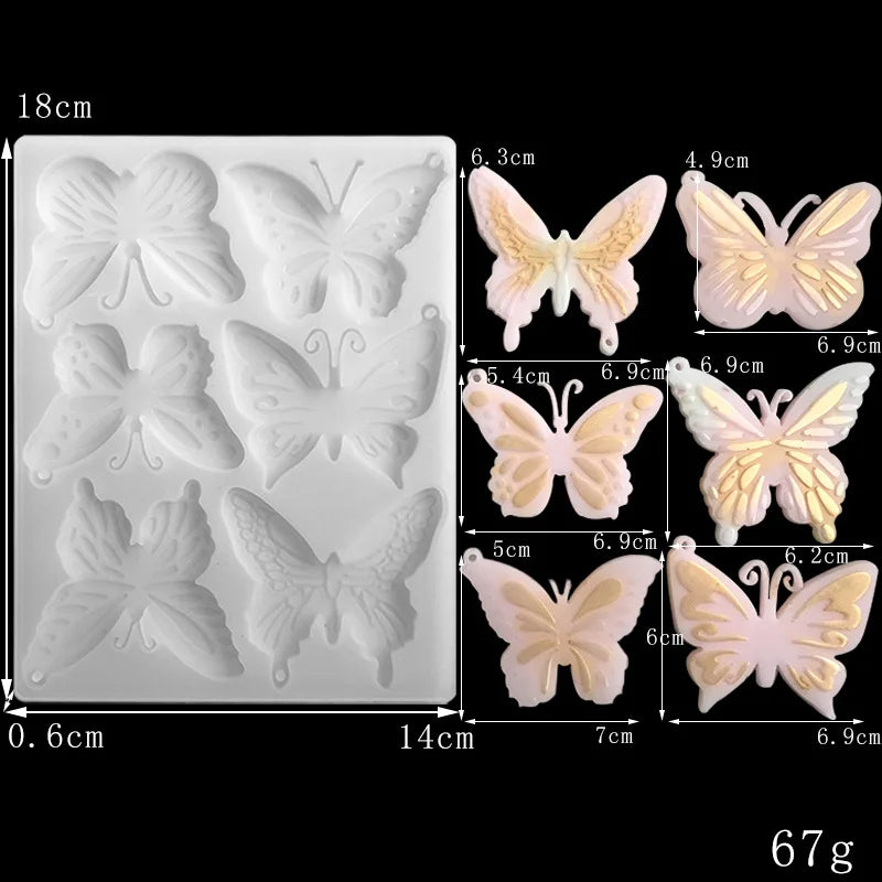 Butterfly Epoxy Resin Mold Silicone Jewelry Accessories