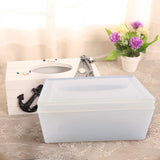 Rectangular Perforated Tissue Box Silicone Mold for DIY Epoxy Resin
