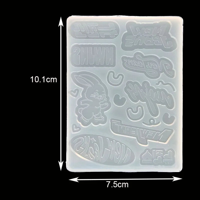 Epoxy Resin Silicone Shaker Mold for Jewelry Making