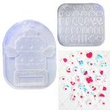 Epoxy Resin Silicone Shaker Mold Pendant Accessories