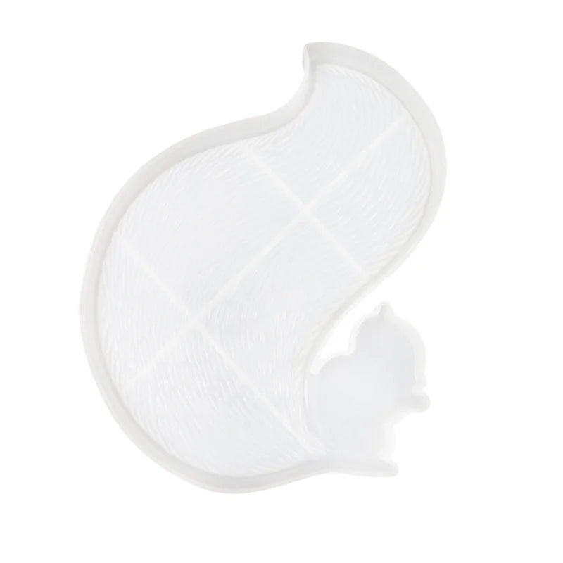Epoxy Resin Mold Squirrel Large Tray Storage Box Set