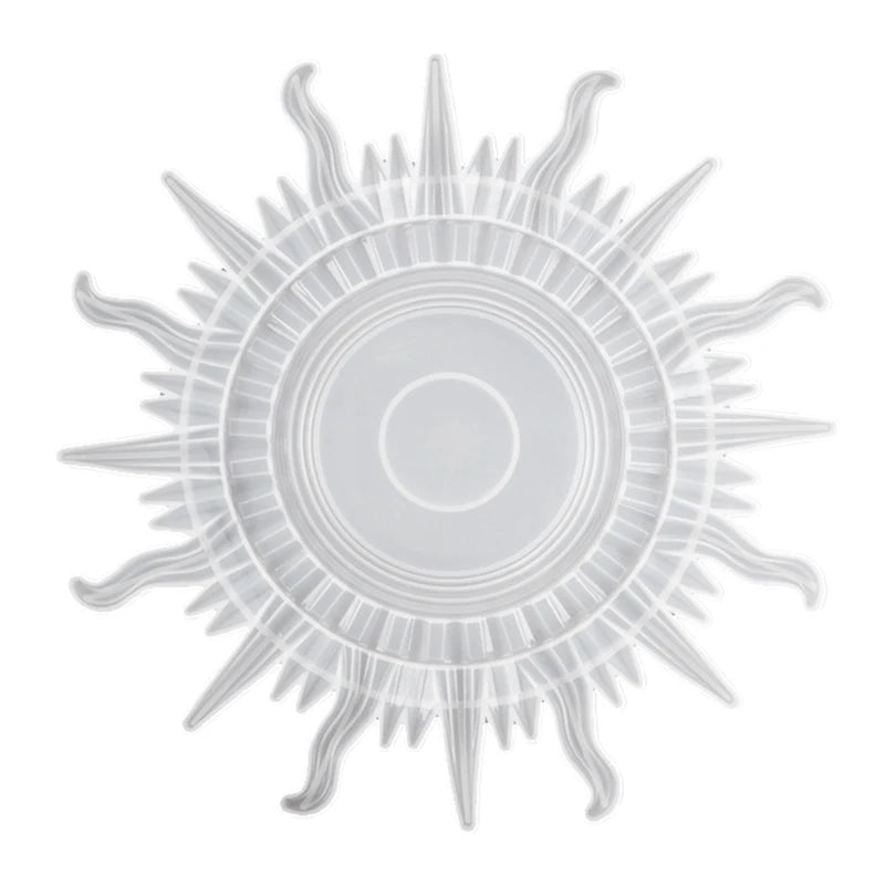 Epoxy Resin Mold Sun Moon Mirror Wall Decoration Silicone Mold For DIY Crafts