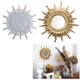 Epoxy Resin Mold Sun Moon Mirror Wall Decoration Silicone Mold For DIY Crafts