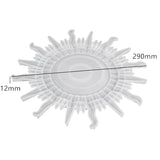 Epoxy Resin Mold Sun Moon Mirror Wall Decoration Silicone Mold For DIY Crafts