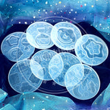Epoxy Resin Mold Girl Heart Universe Flow Mould Donut Cake Jewelry Mold