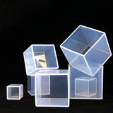 Epoxy Resin Mold Transparent Cube Silicone Mold Dried Flower Jewelry Tools