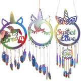 DIY Epoxy Resin Mold Unicorn Pendant Wind Chime Silicone Mold
