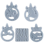 DIY Epoxy Resin Mold Unicorn Pendant Wind Chime Silicone Mold
