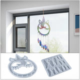 DIY Epoxy Resin Mold Unicorn Pendant Wind Chime Silicone Mold