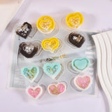 Pixel Love Quicksand Key Chain Pendant Silicone Mold