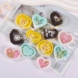 Pixel Love Quicksand Key Chain Pendant Silicone Mold