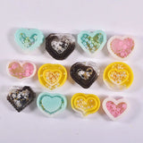 Pixel Love Quicksand Key Chain Pendant Silicone Mold