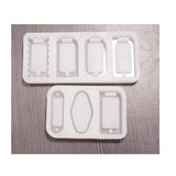 DIY Epoxy Resin Mold Square Keychain Tag Pendant Molds