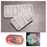 DIY Epoxy Resin Mold Square Keychain Tag Pendant Molds