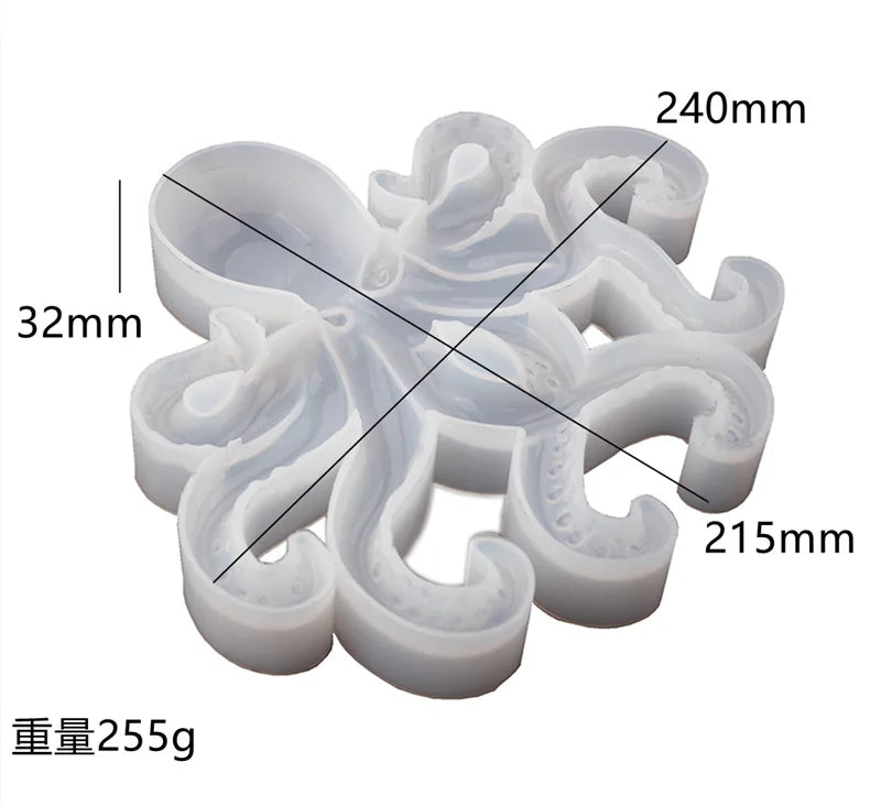 Epoxy Resin Molds Ocean Octopus Silicone Mold Jewelry Mould