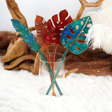 Epoxy Resin Molds Feather Turtle Back Leaf Flower Desktop Decoration