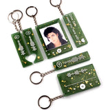 Epoxy Resin Music Player Voice Couple Love Keychain Silicone Mold