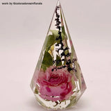 DIY Faceted Ring Cone Resin Mold Silicone Diamond Shape Ring Holder Mold
