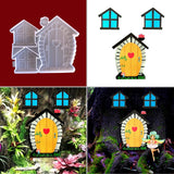 DIY Fairy Door Window Tree Face Silicone Mold