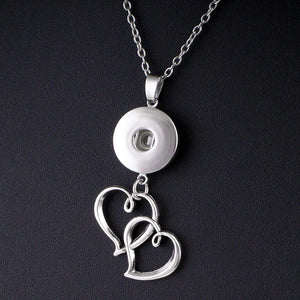 DIY LOVE Snap necklace with 18mm buttons for women