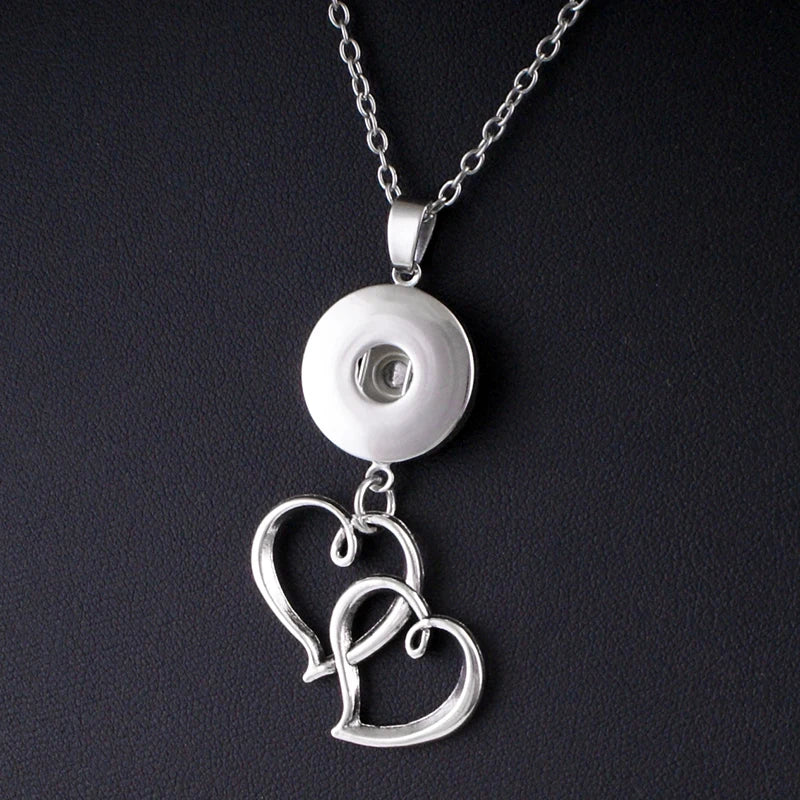 DIY LOVE Snap necklace with 18mm buttons for women