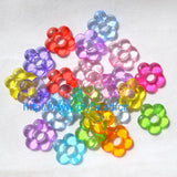 DIY Sweater Chain Department, Transparant Blossom, Acrylic Sugar Beads