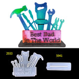 Father's Pendant Silicone Mold for Resin