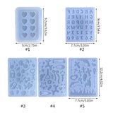 Heart Letter Star Quicksand Silicone Epoxy Mold for Crafts