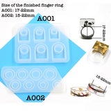 Silicone Resin Mould for DIY Finger Rings Jewelry Making