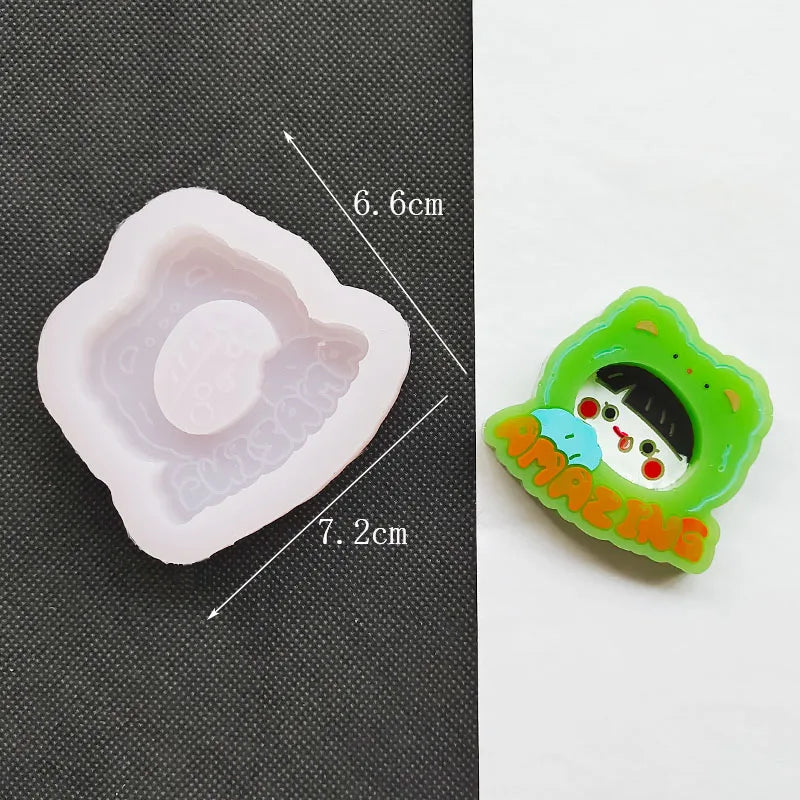 Hand Shaped Silicone Shaker Mold Epoxy Resin Mold Resin Mould Jewelry Tool