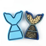 Fish Tail Storage Box Epoxy Resin Mold Table Snack Organizer