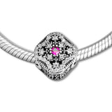 Fits Bracelets Fairytale Treasure Charms With CZ 925 Sterling Silver Beads