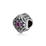 Fits Bracelets Fairytale Treasure Charms With CZ 925 Sterling Silver Beads