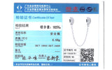 925 Silver Pave Safety Chain Charms with Cubic Zirconia