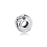 Dragonfly Beads Clear CZ 100% Sterling-Silver Charms