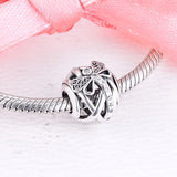 Dragonfly Beads Clear CZ 100% Sterling-Silver Charms