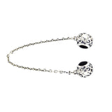 Enchanted Heart Safety Chain Beads for Bracelets