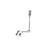 Multi-Colored Arcs of Love Safety Chain Beads for Bracelets