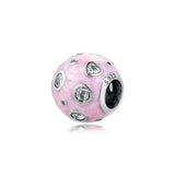 DIY Pink Dreams Beads 100% Sterling-Silver Charms