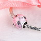 DIY Pink Dreams Beads 100% Sterling-Silver Charms
