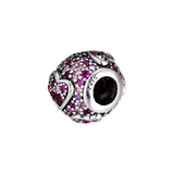 Asymmetric Hearts of Love Beads for Charms Bracelets