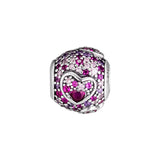 Asymmetric Hearts of Love Beads for Charms Bracelets