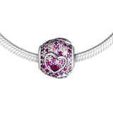 Asymmetric Hearts of Love Beads for Charms Bracelets