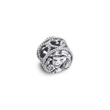Comedy & Tragedy Drama Masks Beads 925 Sterling Silver Jewelry