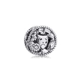 Comedy & Tragedy Drama Masks Beads 925 Sterling Silver Jewelry