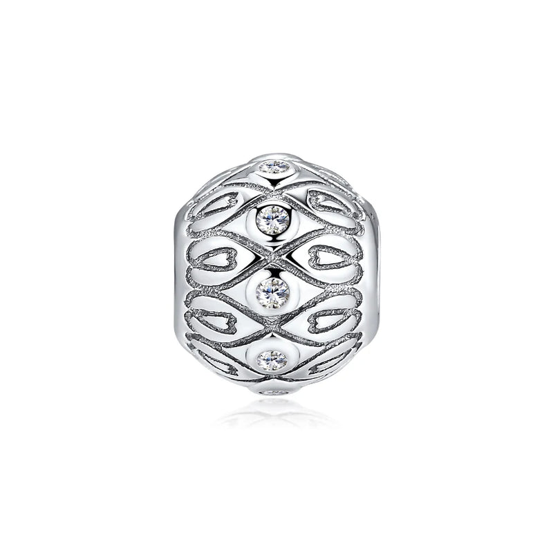 925 Sterling Silver DIY Charms Bracelets Beads
