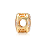 Good Fortune Coin Beads for Charms Bracelets 100% 925 Sterling Silver