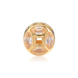 Good Fortune Coin Beads for Charms Bracelets 100% 925 Sterling Silver