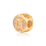Good Fortune Coin Beads for Charms Bracelets 100% 925 Sterling Silver